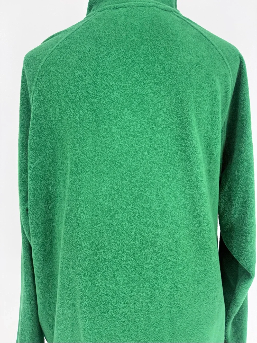 Masters Collection Classic Green Half-Zip Fleece Pullover size Large